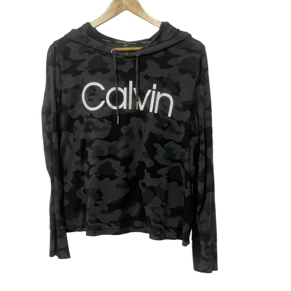 CK Performance Graphic Pullover Camo Hoodie Large - Picture 2 of 6